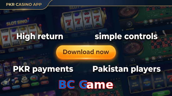 Main screen of BC Game gamedownload page for PK players